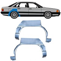 Takalokasuoja korjaussarja varten Audi 100 C3 1982-1990 / Vasen+Oikea / Sarja 9993