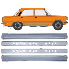 Sisäinen ja ulkoinen kynnyksen korjauspaneeli varten Fiat 125p 1968-1991 / Vasen+Oikea / Sarja 12548