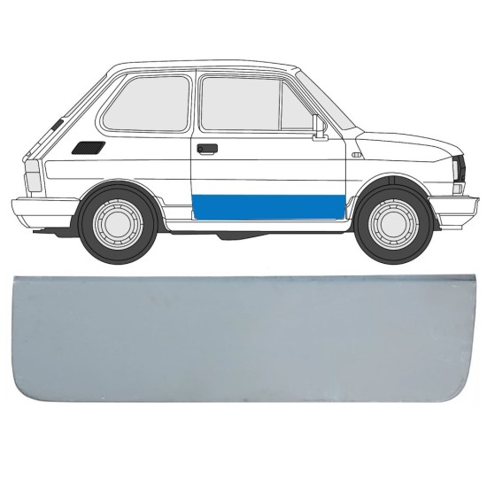 Oven korjauspaneeli varten Fiat 126p 1972-2000 / Oikea 17260