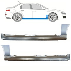 Täysi kynnys ja etulokasuojan korjauspaneeli varten Alfa Romeo 159 2005-2012 / Vasen+Oikea / Sarja 11301