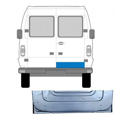 Sisäinen takaoven korjausosa varten Mercedes T1 1977-1996 / Oikea 5241