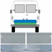 Sisäinen ja ulkoinen takaoven korjauspaneeli varten Mercedes T1 207-410 1977-1995 / Vasen+Oikea / Sarja 9567