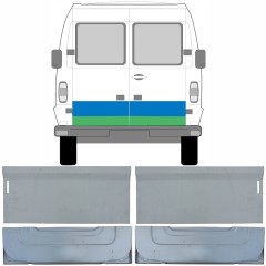 Sisäinen ja ulkoinen takaoven korjauspaneeli varten Mercedes T1 207-410 1977-1995 / Vasen+Oikea / Sarja 9567