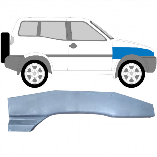 Etulokasuojan korjauspelti varten Nissan Terrano 1993-1999 / Oikea 8877