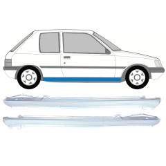 Kynnyspelti varten Peugeot 205 1983-1998 / Vasen+Oikea / Sarja 9815