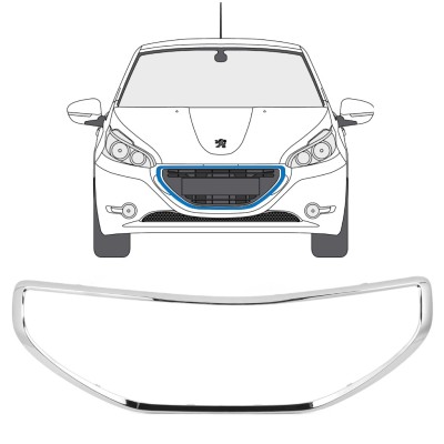 Säleikön kehys varten Peugeot 208 2012-2015 16197