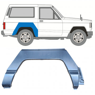 Takalokasuoja korjaussarja varten Nissan Patrol 1979-1993 / Oikea 9312