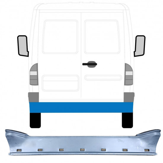 Sisäinen takakorjausosa varten Mercedes Sprinter 1995-2006 5662