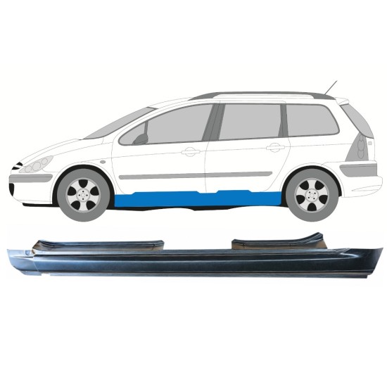 Kynnyspelti varten Peugeot 307 2001-2008 / Vasen / COMBI 16968