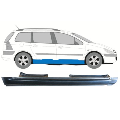 Kynnyspelti varten Peugeot 307 2001-2008 / Oikea / COMBI 16967
