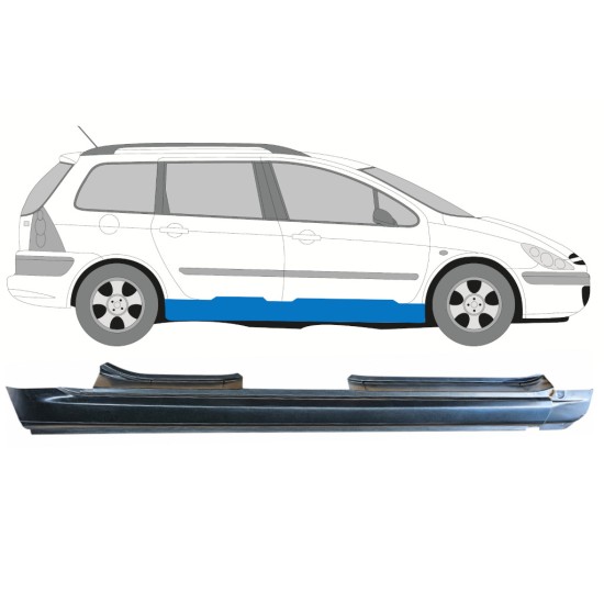 Kynnyspelti varten Peugeot 307 2001-2008 / Oikea / COMBI 16967