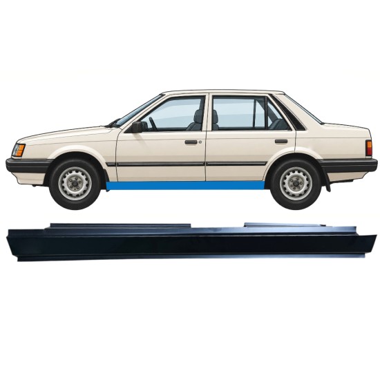 Kynnyspelti varten Mazda 323 BF 1985-1989 / Vasen 12960