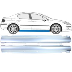 Kynnyspelti varten Peugeot 407 2004-2011 / Vasen+Oikea / Sarja 16273