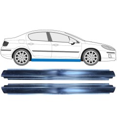 Kynnyspelti korjauspaneeli varten Peugeot 407 2004-2011 / Vasen+Oikea / Sarja 9413