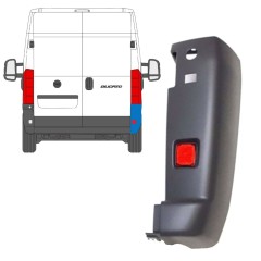 Takapuskurin kulma ja heijastinvalo varten Peugeot Boxer 2006-2018 / Oikea / Sarja 14034