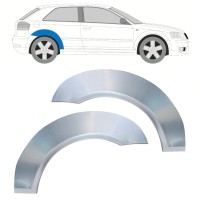 Takalokasuoja korjaussarja varten Audi A3 8P 2003-2012 / Vasen+Oikea / Sarja 16321