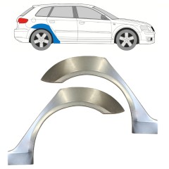Takalokasuoja korjaussarja varten Audi A3 8P 2003-2012 / Vasen+Oikea / Sarja 15210