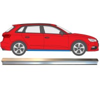 Kynnyspelti korjauspaneeli alempi osa varten Audi A3 8V 2012-2020 / Oikea 14992