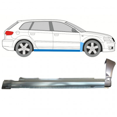 Kynnyksen ja etulokasuojan korjauspaneeli varten Audi A3 8P 2003-2012 / Oikea 11147