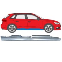 Kynnyspelti varten Audi A3 8V 2012-2020 / Oikea / HATCHBACK 17283