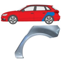 Takalokasuoja korjaussarja varten Audi A3 8V 2012-2020 / Vasen / HATCHBACK 17281