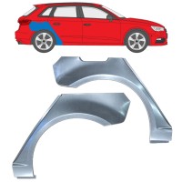 Takalokasuoja korjaussarja varten Audi A3 8V 2012-2020 / Vasen+Oikea / HATCHBACK / Sarja 17282