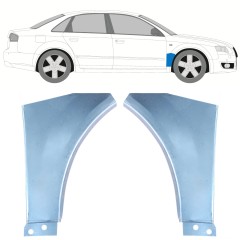 Etulokasuojan korjauspelti varten Audi A4 B7 2004-2007 / Vasen+Oikea / Sarja 15171