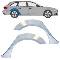 Takalokasuoja korjaussarja varten Audi A4 B8 2007-2016 / Vasen+Oikea / Sarja 16324