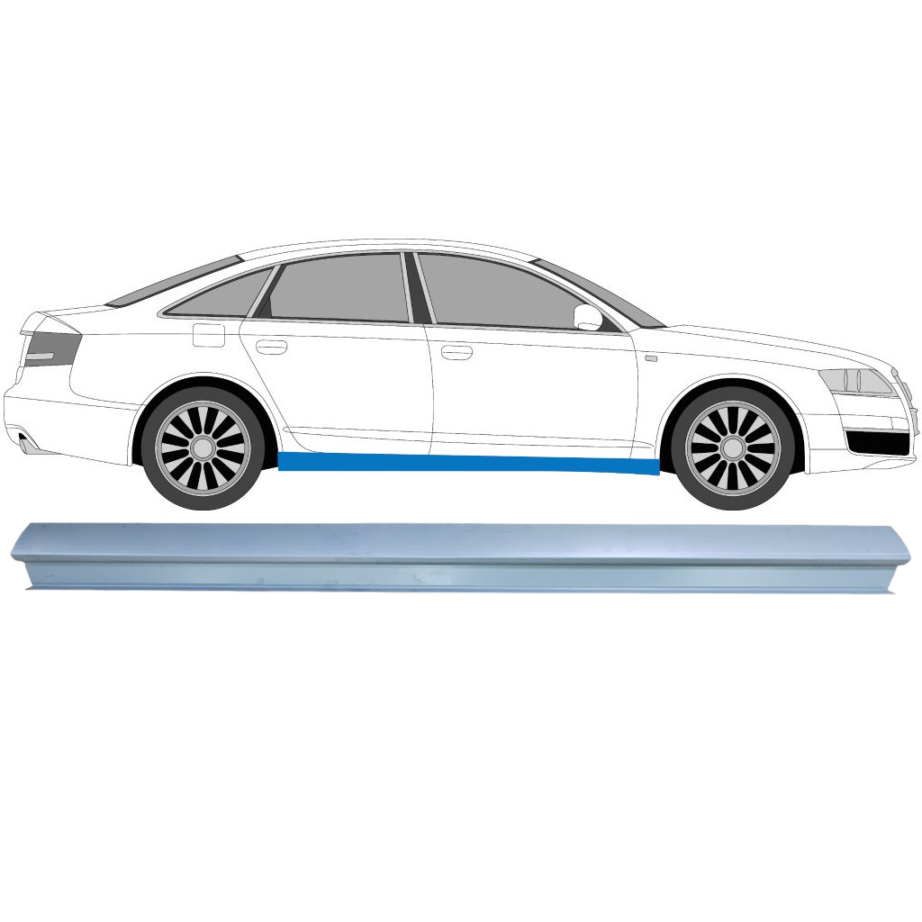 Kynnyspelti Korjauspaneeli Varten Audi A6 C6 2004-2010 / Vasen = Oikea (Symmetrinen) 6439