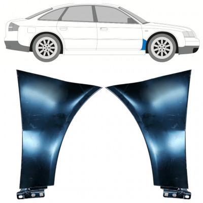 Etulokasuojan korjauspelti varten Audi A6 C5 1997-2004 / Vasen+Oikea / Sarja 9852