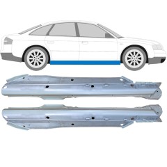 Kynnyspelti varten Audi A6 C5 1997-2004 / Vasen+Oikea / Sarja 9119