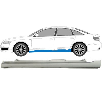 Kynnyspelti varten Audi A6 C6 2004-2010 / Vasen 15034