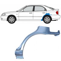 Takalokasuoja korjaussarja varten Hyundai Accent 2000-2006 / Vasen 7594