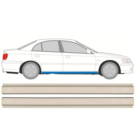 Kynnyspelti korjauspaneeli alempi osa varten Honda Accord 1998-2002 / Vasen+Oikea / Sarja 16103