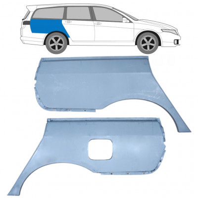 Takalokasuoja korjaussarja varten Honda Accord 2002-2008 / Vasen+Oikea / COMBI / Sarja 10408