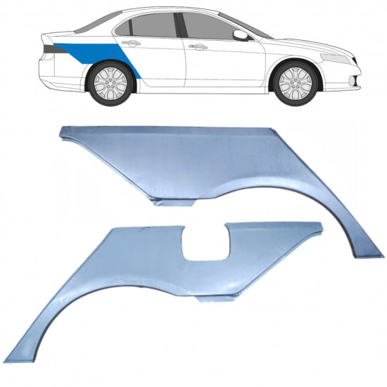 Takalokasuoja korjaussarja varten Honda Accord 2002-2008  / Vasen+Oikea / SEDAN / Sarja 10441