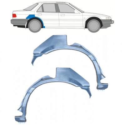 Takalokasuoja korjaussarja varten Honda Accord 1985-1989 / Vasen+Oikea / Sarja 9880