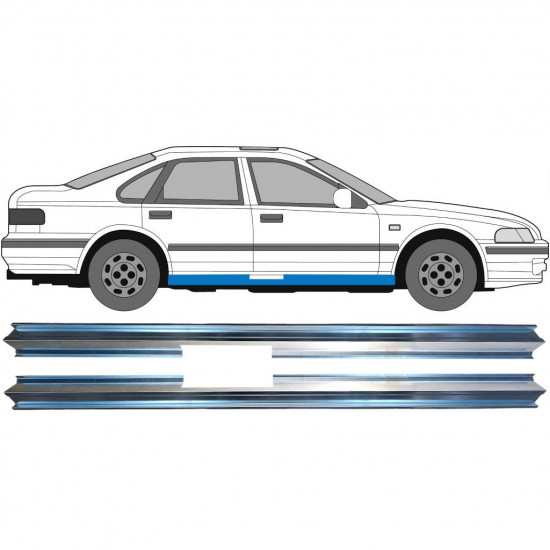 Kynnyspelti korjauspaneeli varten Honda Accord 1993-1998 / Vasen+Oikea / Sarja 9429