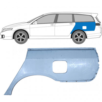Takalokasuoja korjaussarja varten Honda Accord 2002-2008 / Vasen / COMBI 6627