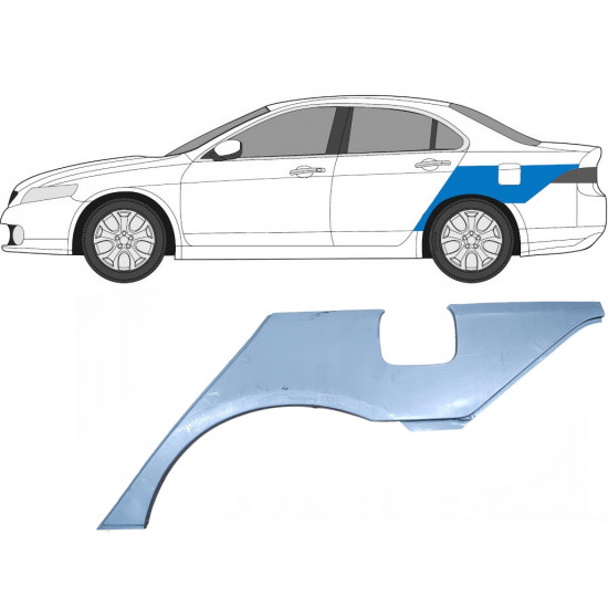 Takalokasuoja korjaussarja varten Honda Accord 2002-2008  / Vasen / SEDAN 5250