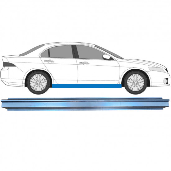 Kynnyspelti korjauspaneeli varten Honda Accord 2002-2008 / Vasen = Oikea (symmetrinen) 6625