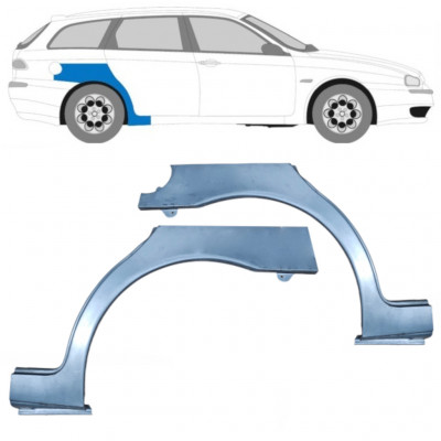 Takalokasuoja korjaussarja varten Alfa Romeo 156 1997-2005 / Vasen+Oikea / Sarja 9437