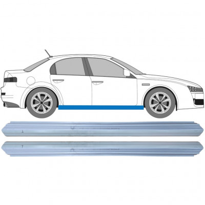 Kynnyspelti korjauspaneeli varten Alfa Romeo 159 2005-2012 / Vasen+Oikea / Sarja 10589