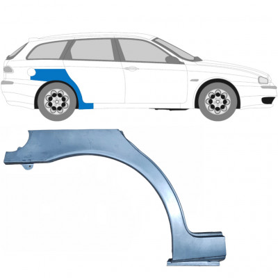 Takalokasuoja korjaussarja varten Alfa Romeo 156 1997-2005 / Oikea 5402