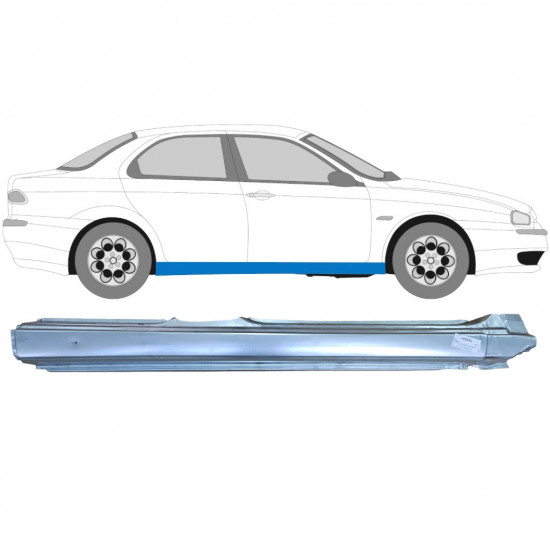 Kynnyspelti varten Alfa Romeo 156 1997-2005 / Oikea 5399