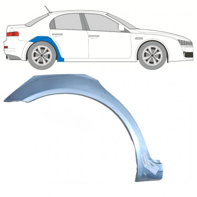 Takalokasuoja korjaussarja varten Alfa Romeo 159 2005-2012 / Oikea 7586