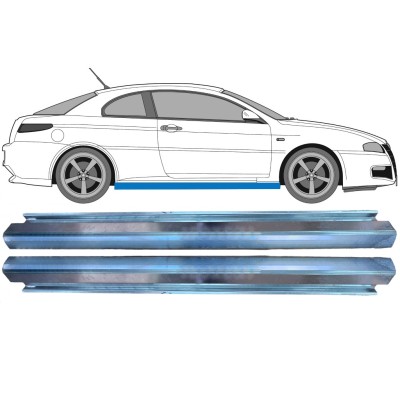 Kynnyspelti korjauspaneeli varten Alfa Romeo GT 2003-2010 / Vasen+Oikea / Sarja 16150