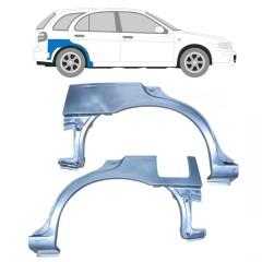Takalokasuoja korjaussarja varten Nissan Almera N15 1995-1999 / Vasen+Oikea / Sarja 10223