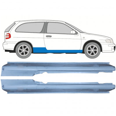 Kynnyspelti korjauspaneeli varten Nissan Almera 1995-2000 / Vasen+Oikea / Sarja 10608