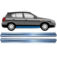 Kynnyspelti korjauspaneeli varten Nissan Almera N16 1999-2007 / Vasen = Oikea (symmetrinen) / Sarja 10493
